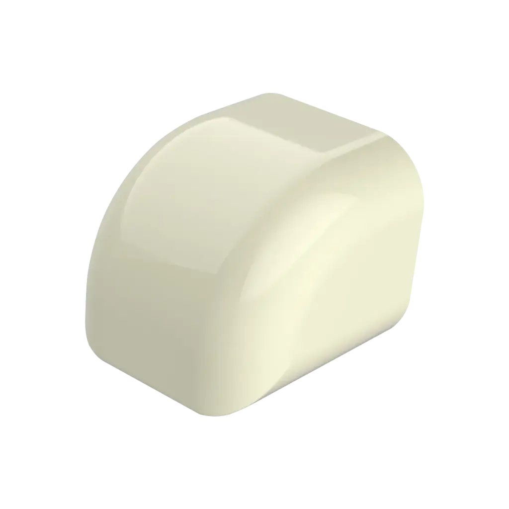 “EXCELLENS TC” 90° nurk üles/alla 72x64 mm kattekarbikule, beež. Pakendis 5 tk.