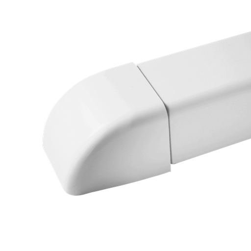 [AM0806-W] Otsakate 80x60 mm kattekarbikule, valge. Pakendis 9 tk.