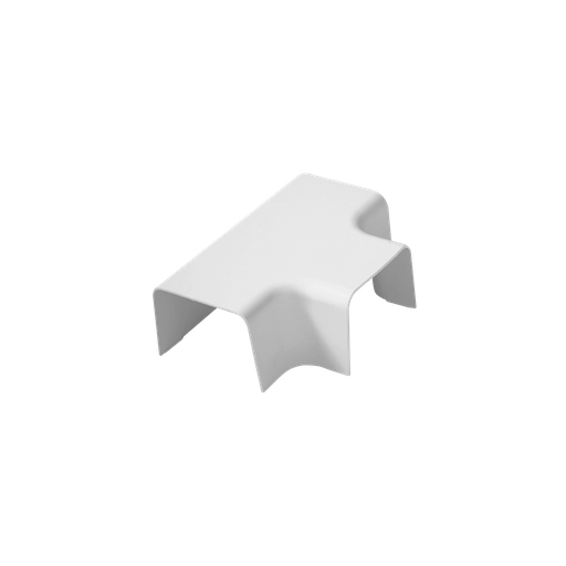[AM0809-W] T-ühendus 80x60 mm kattekarbikule, valge. Pakendis 4 tk.