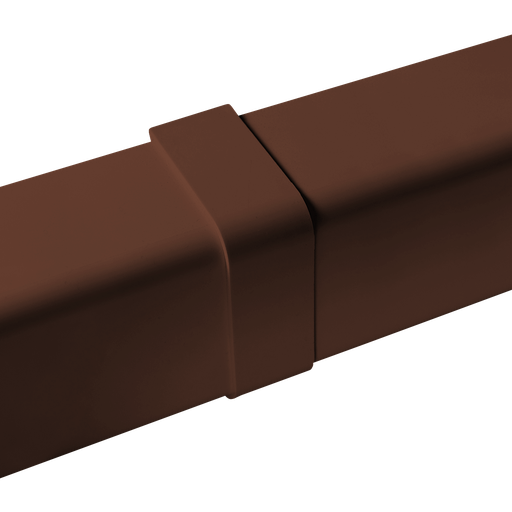 [AM0802-BR] Ühendusmuhv 80x60 mm kattekarbikule, pruun. Pakendis 30 tk.