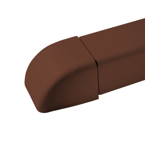 [AM0806-BR] Otsakate 80x60 mm kattekarbikule, pruun. Pakendis 9 tk.