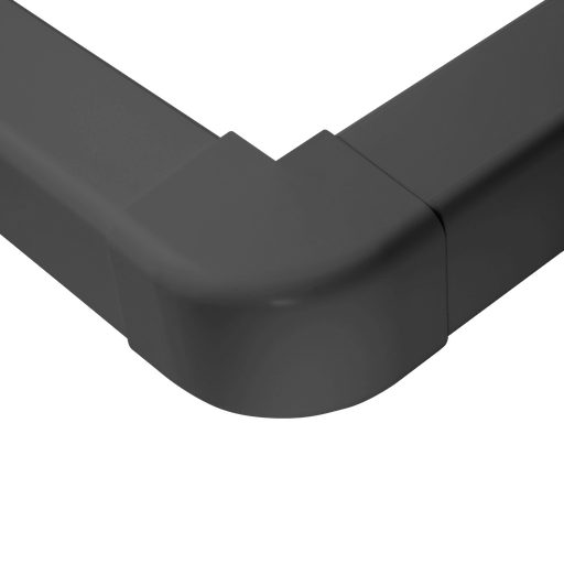 [AM0804-G] Välinurk 80x60 mm kattekarbikule, hall. Pakendis 9 tk.