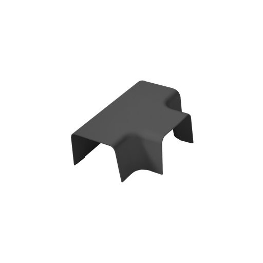 [AM0809-G] T-ühendus 80x60 mm kattekarbikule, hall. Pakendis 4 tk.