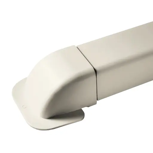 [AM1107-I] Nurga läbiviigukate 110x75 mm kattekarbikule, beež. Pakendis 4 tk.