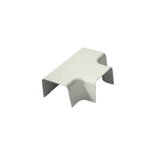 [AM1109-I] T-ühendus 110x75 mm kattekarbikule, beež. Pakendis 4 tk.
